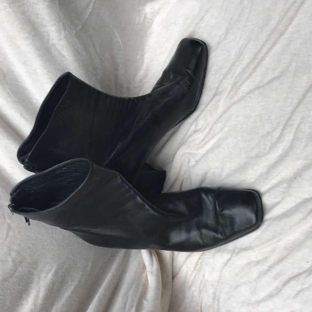 Vintage Stuart Weitzman boots 1990s in leather - Picture 6 of 6